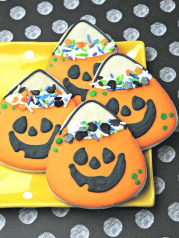 Pumpkin Cookie Bag Cookies