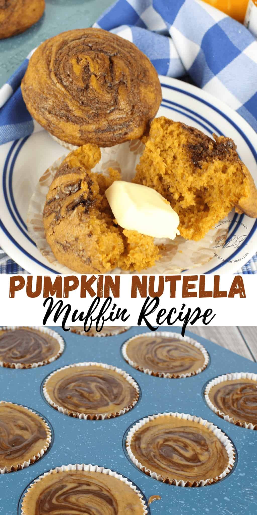pumpkin nutella muffins recipe