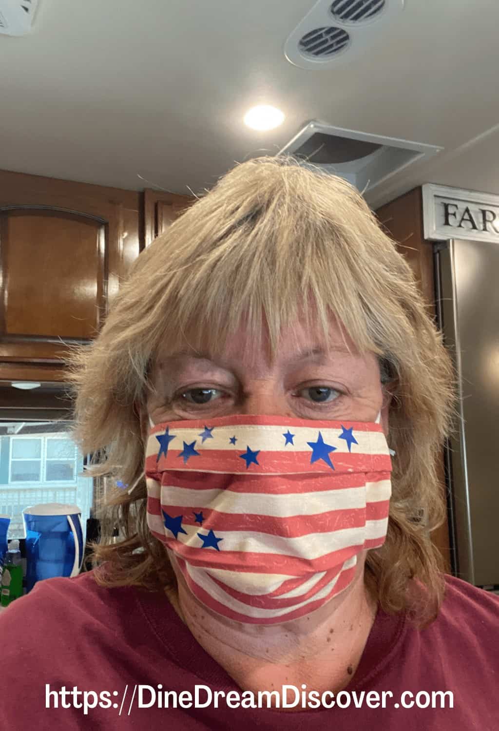 american flag face mask