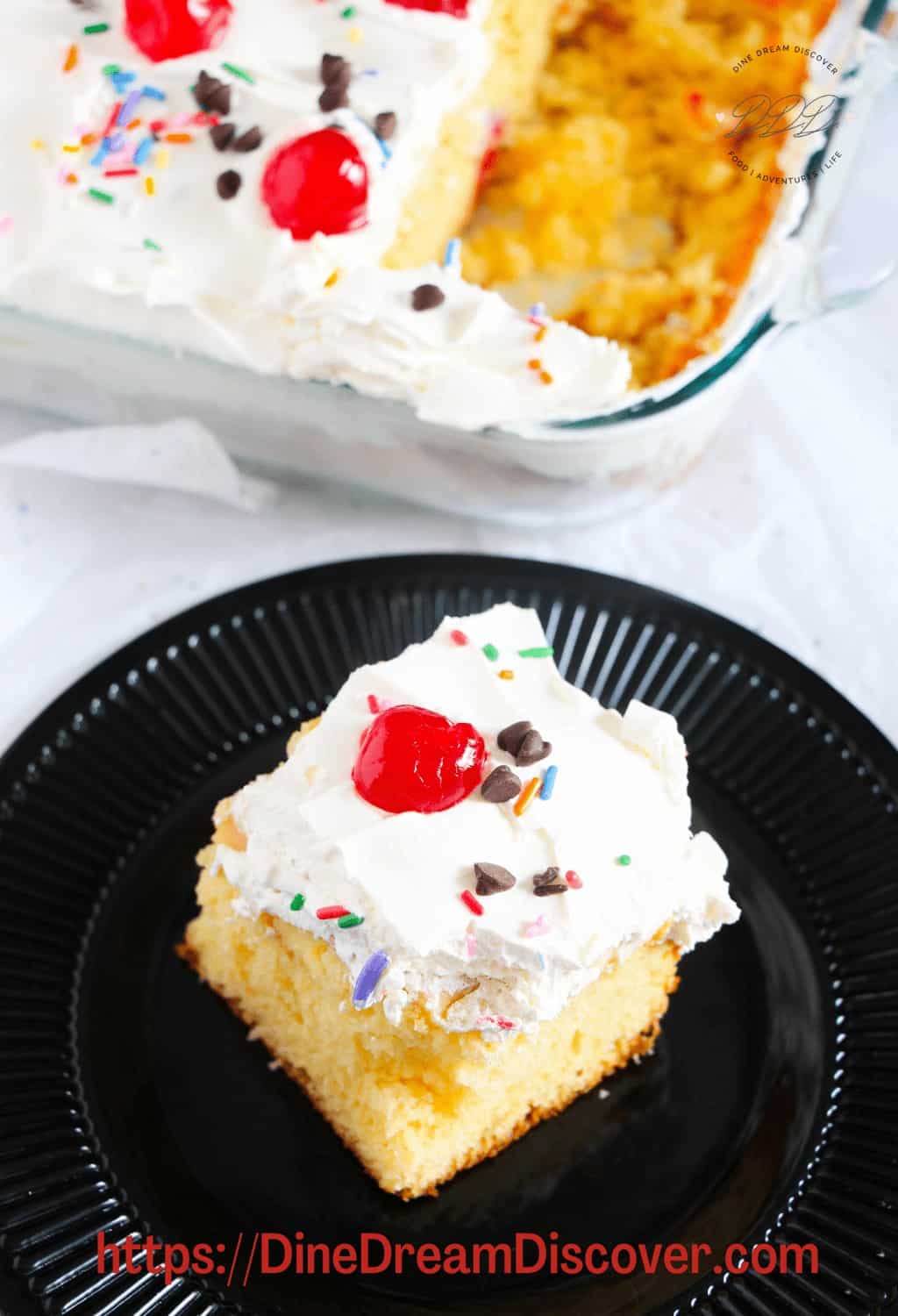 sugar free pudding poke cake