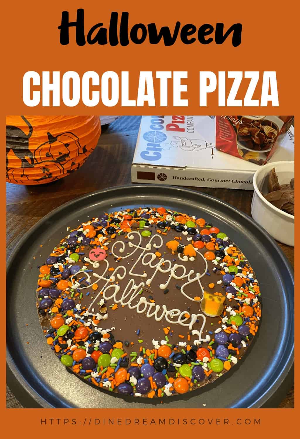 chocolate pizza