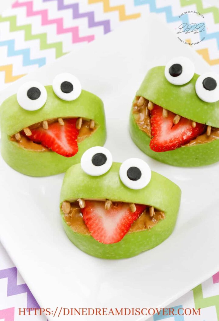 Easy Apple Monsters Recipe | Dine Dream Discover