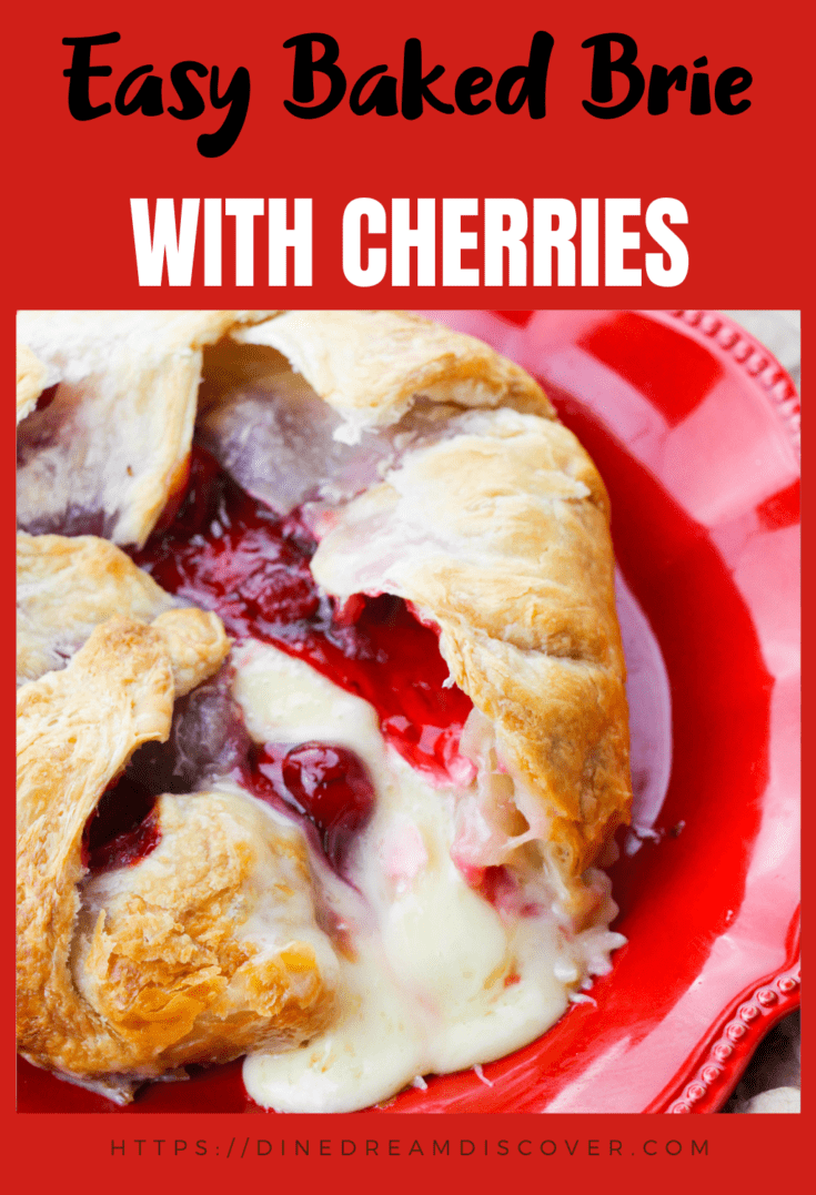 savory baked brie in puff pastry