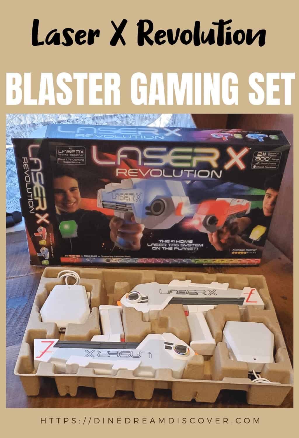 NSI Laser X Revolution 4 Player Laser Tag Set 300 Range for sale