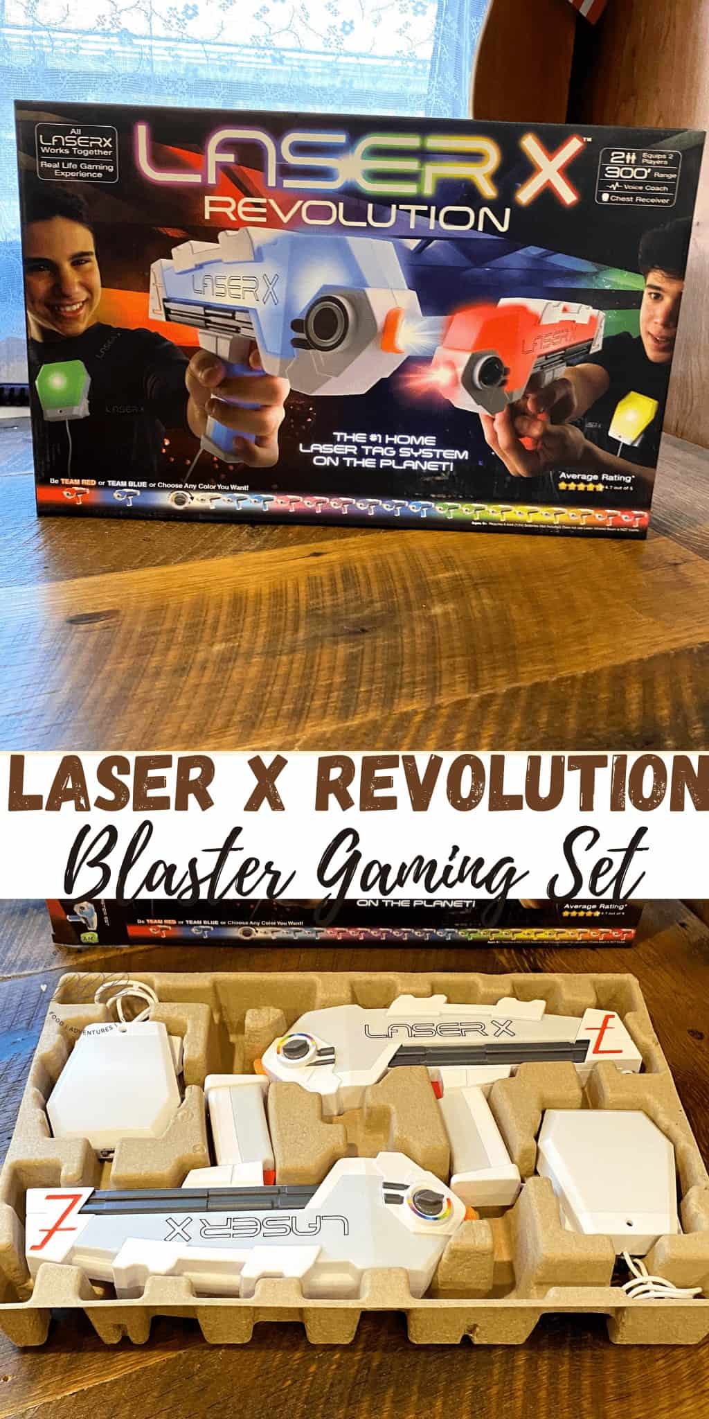 Laser X Revolution Two Player Long Range Laser Tag Gaming Blaster Set