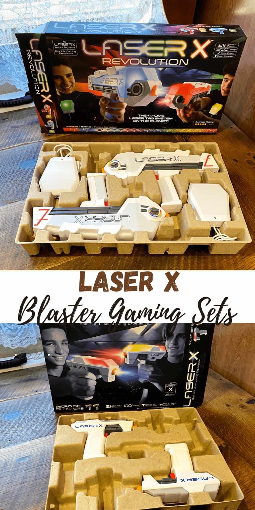  LASER X Revolution Two Player Long Range Laser Tag Gaming  Blaster Set