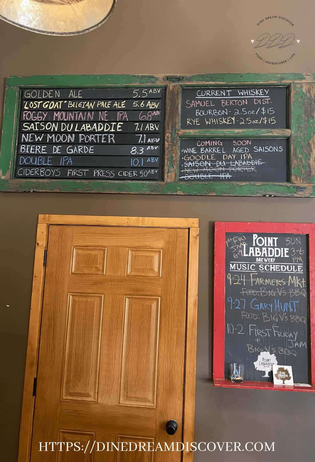 point labaddie brewery menu