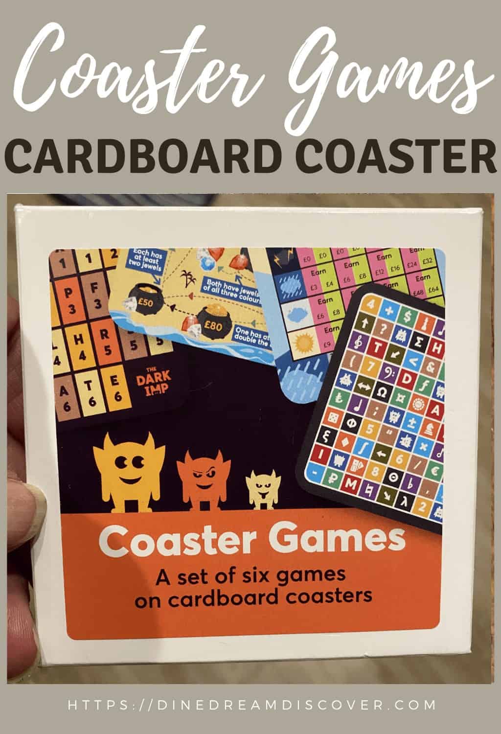 cardboard coaster games