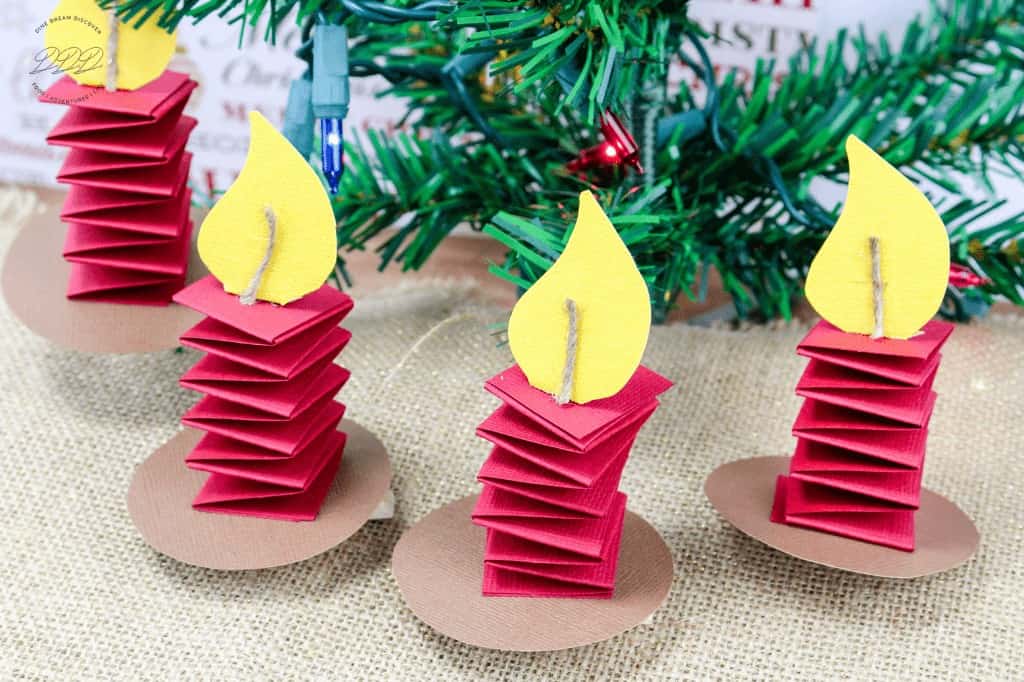 christmas candle ornaments