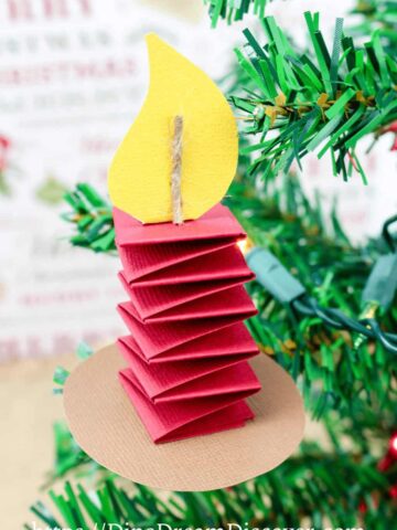 Easy Christmas Candles Craft