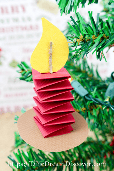 Easy Christmas Candles Craft
