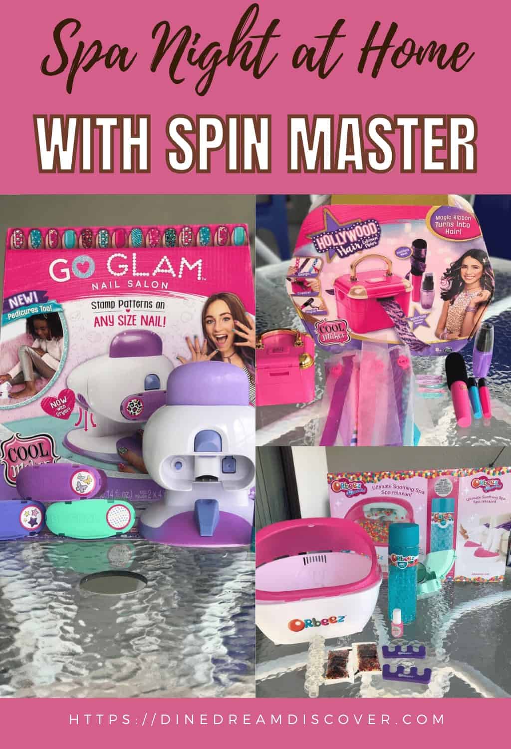spa night with spin master