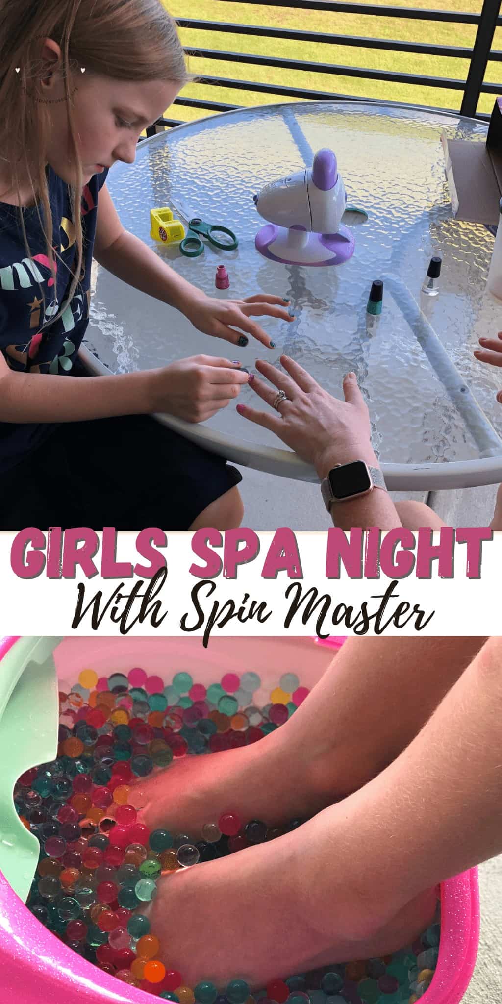 Girls Spa Night at Home with Spin Master