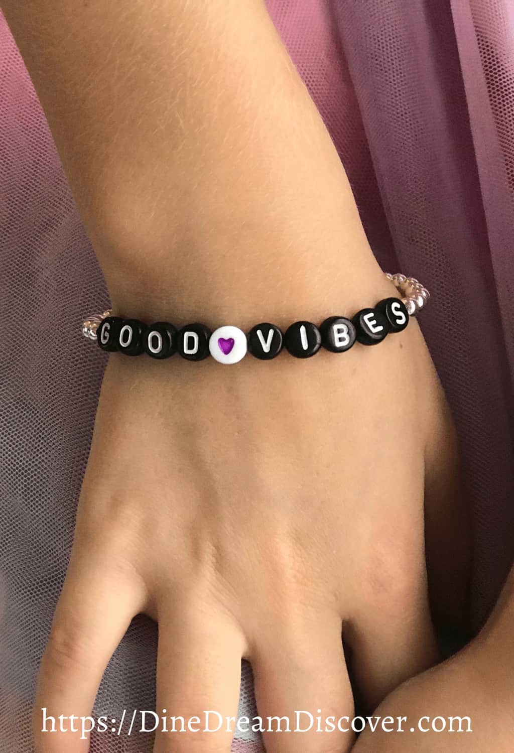 good vibes teen bracelet