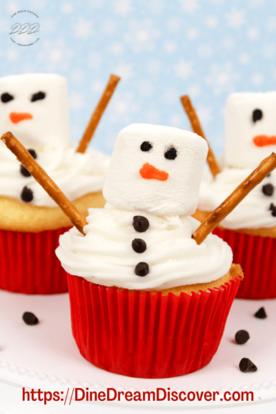 frosty the snowman cupcakes