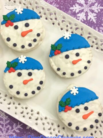 snowman desserts