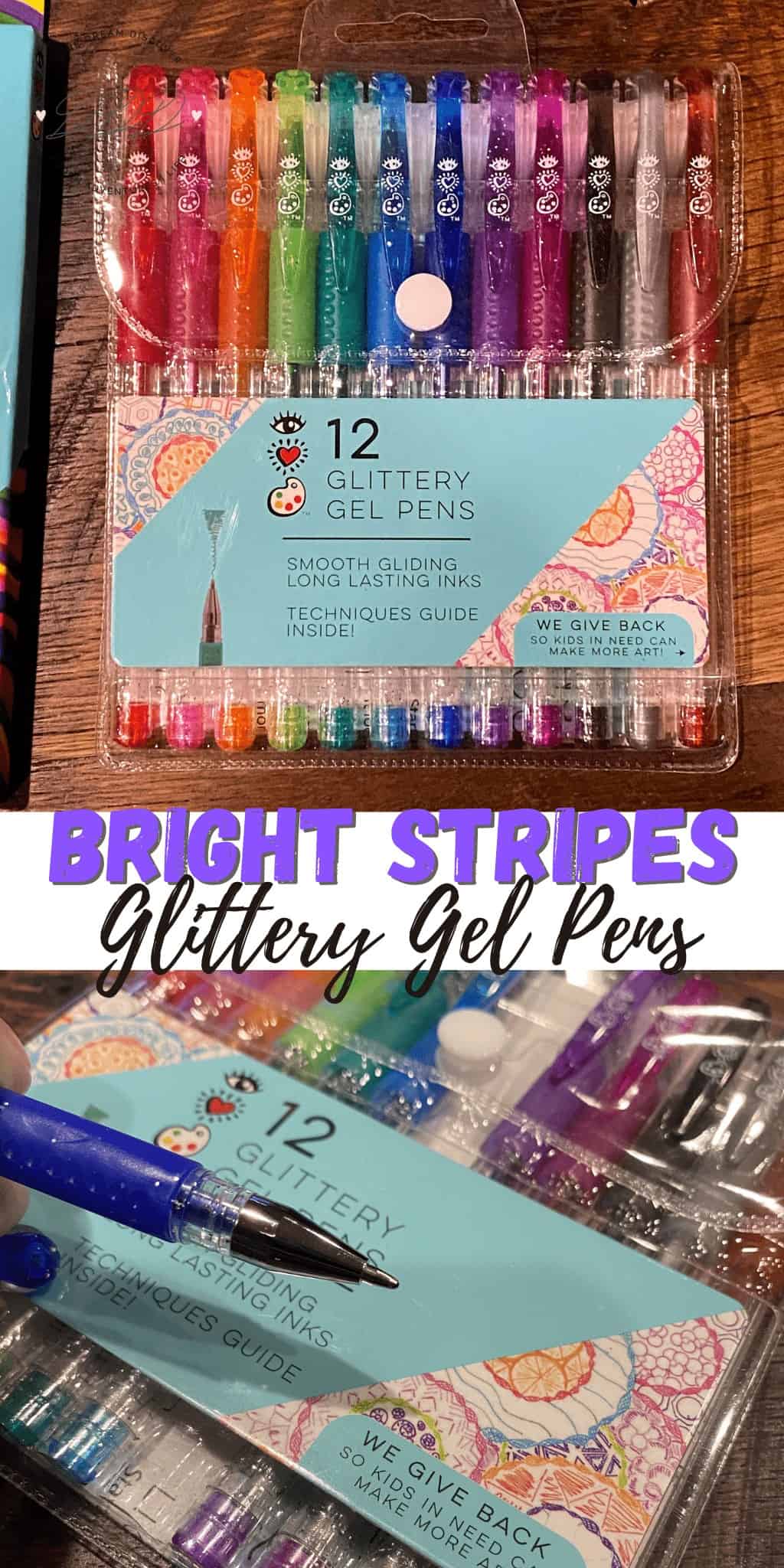 Bring out the Artistic Talent with Glitter Gel Pens