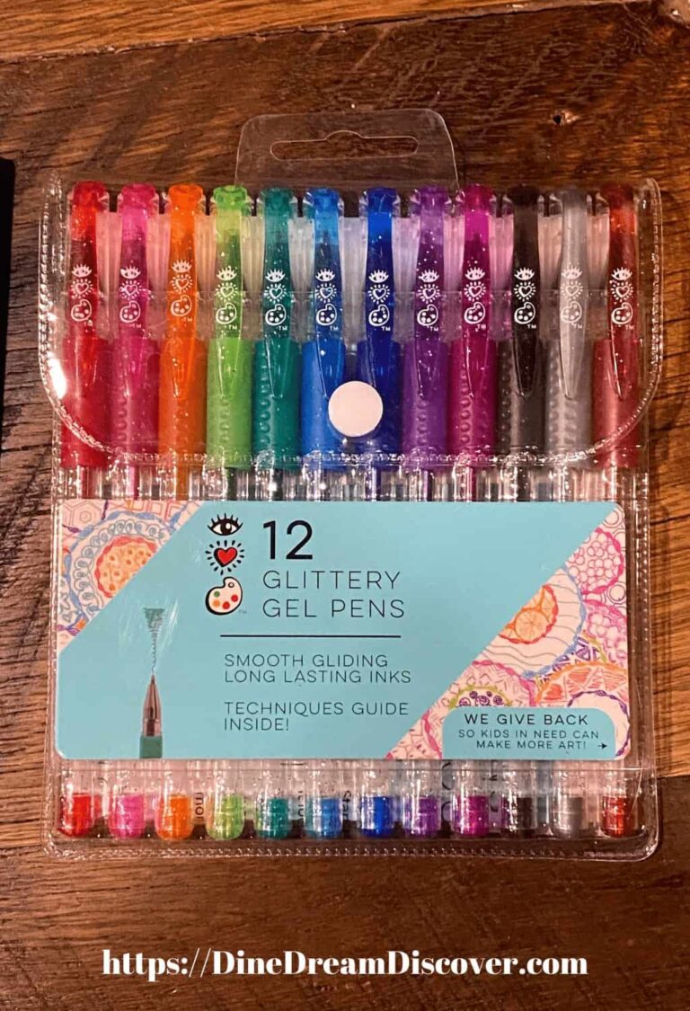 Bring out the Artistic Talent with Glitter Gel Pens Dine Dream Discover