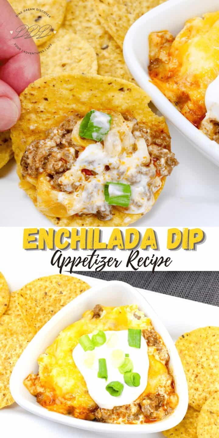 Cheesy Enchilada Dip Recipe Dine Dream Discover