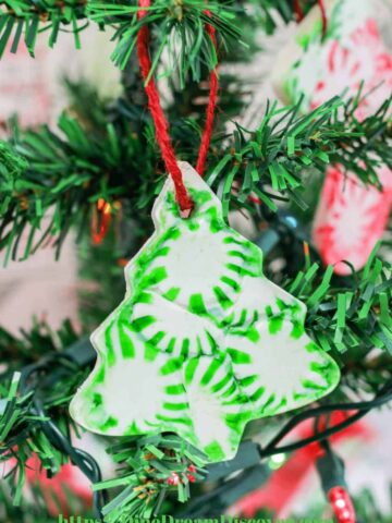 large peppermint candy ornaments