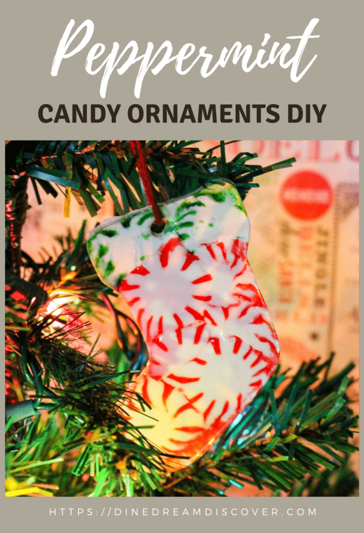 DIY Peppermint Candy Ornaments