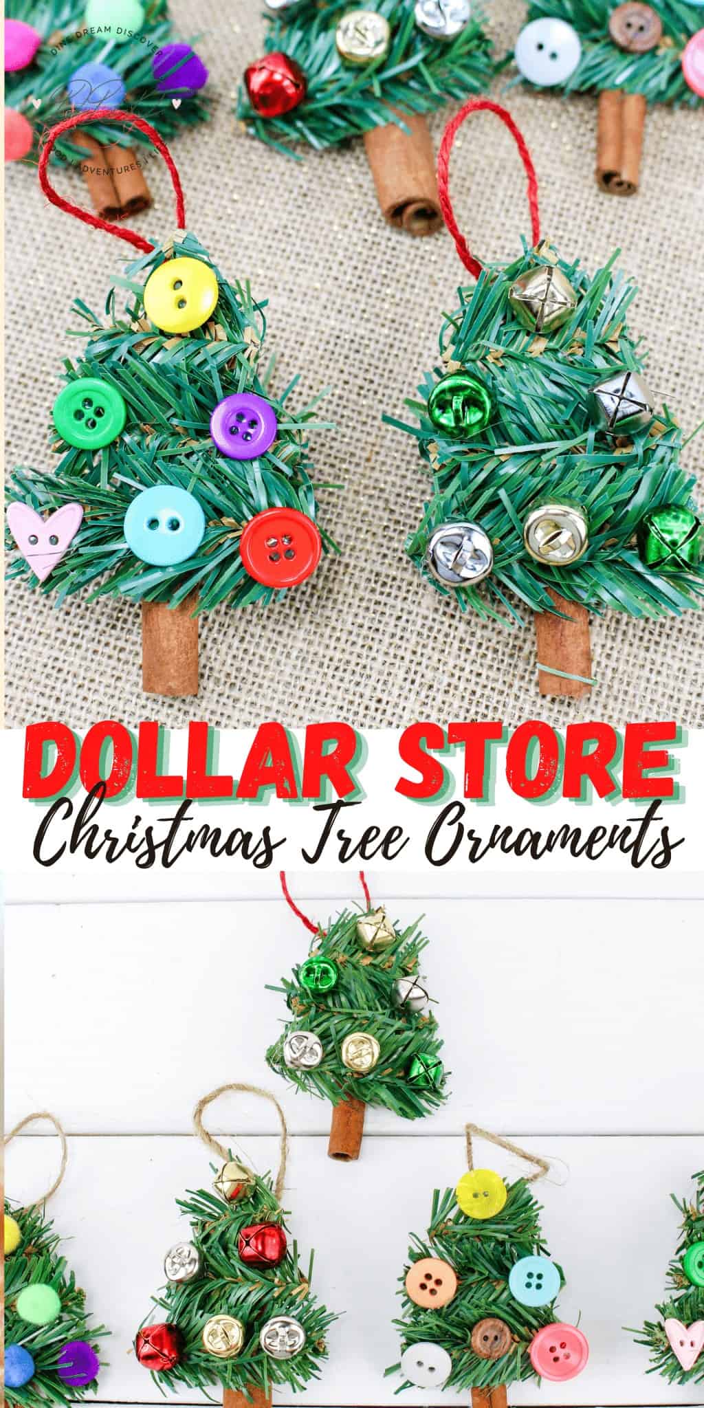 Dollar Store Christmas Tree Ornaments DIY