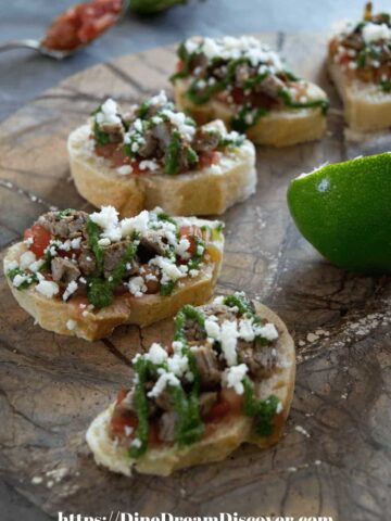 Easy Steak Bruschetta Recipe
