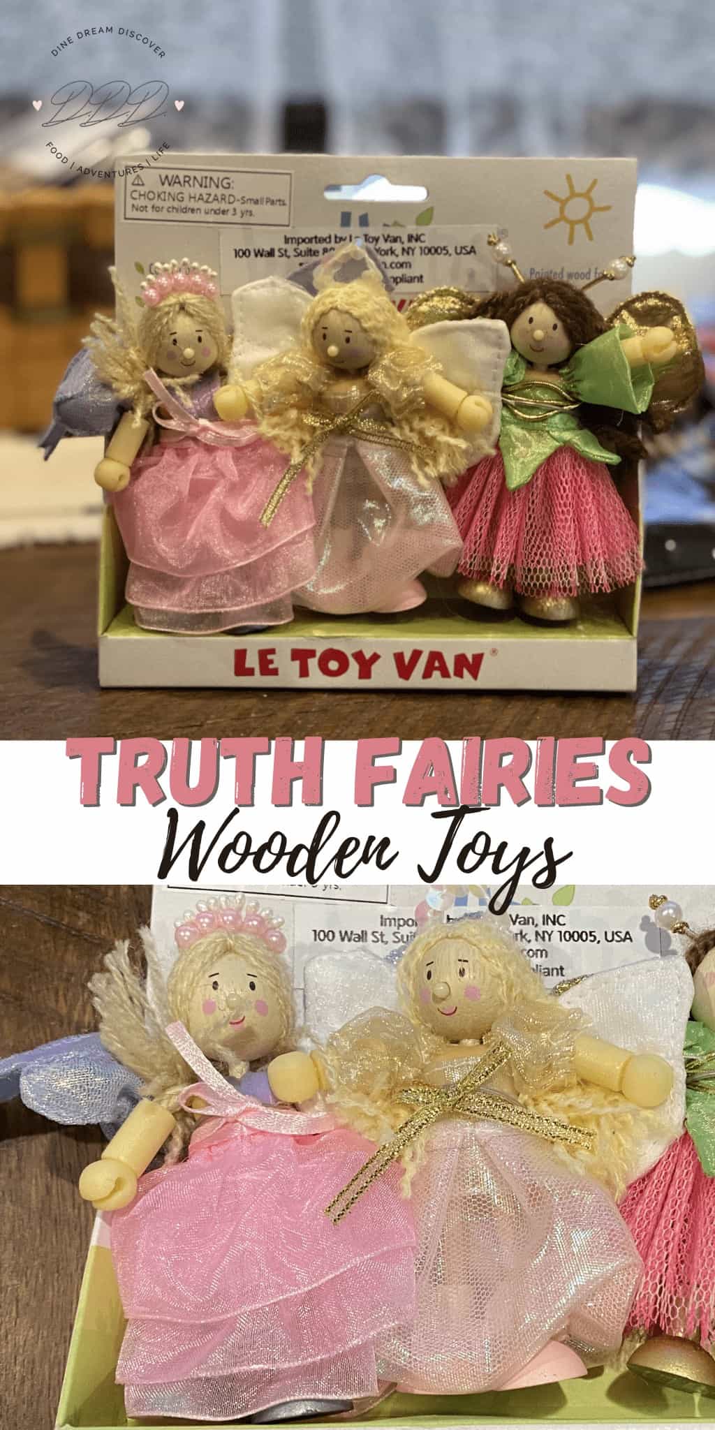 Kid Powered Truth Fairies Wooden Toys