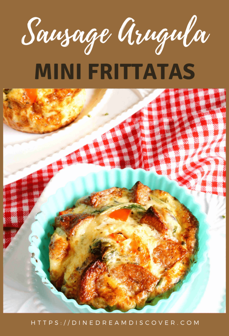 Sausage Arugula Mini Frittata
