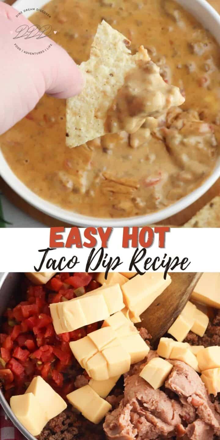 Beef Taco Dip Recipe WW 7 Points Dine Dream Discover