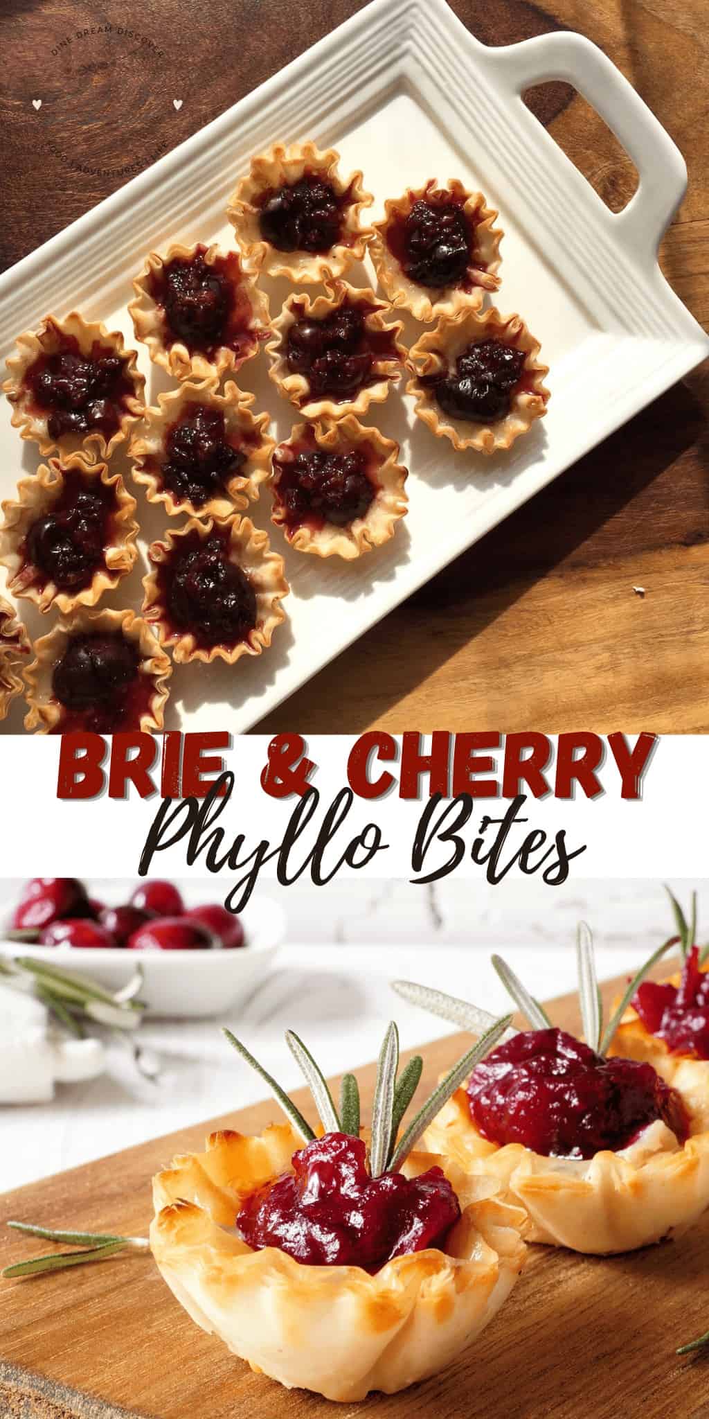 Brie Phyllo Bites