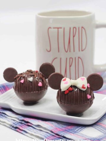 Mickey and Minnie Hot Cocoa Bombs