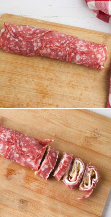 Salami Roll Ups Recipe WW 2 Points - Dine Dream Discover