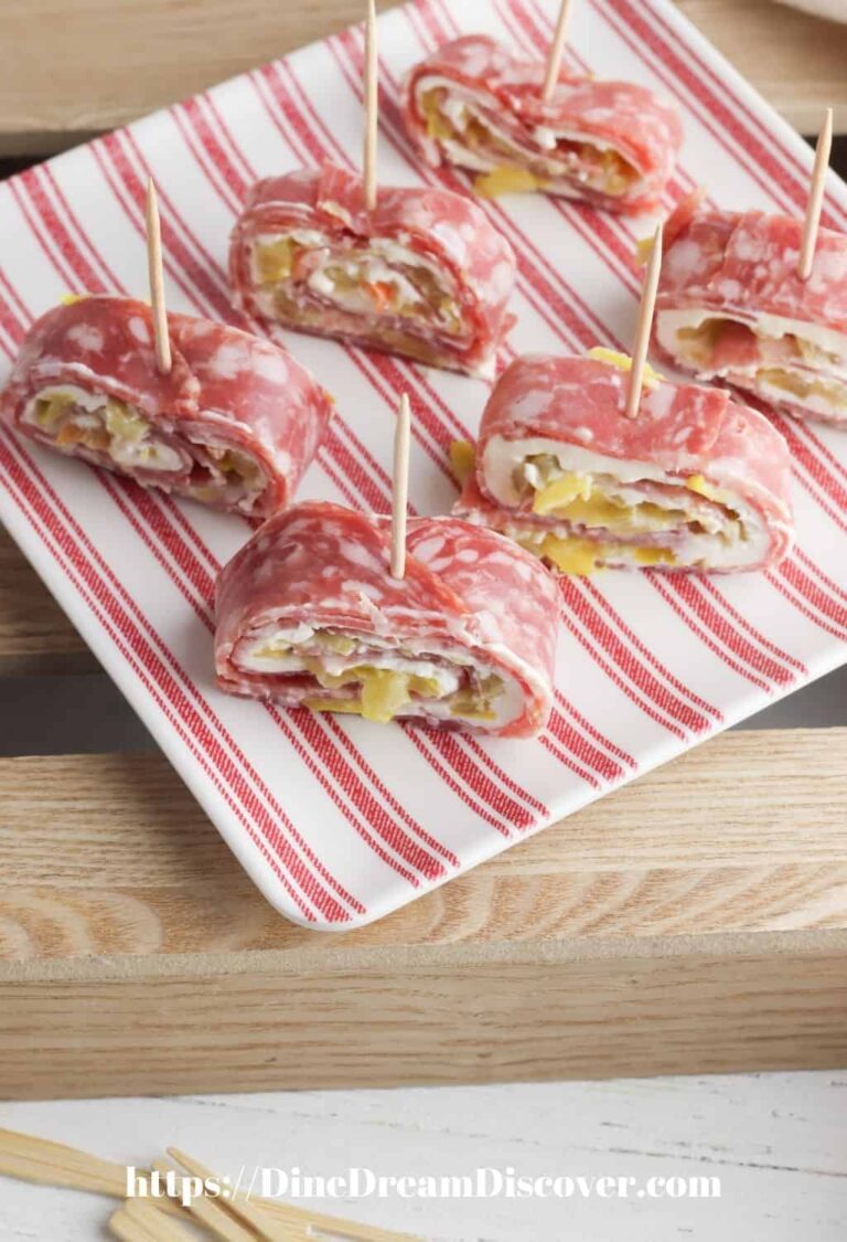 Salami Roll Ups Recipe WW 2 Points Dine Dream Discover