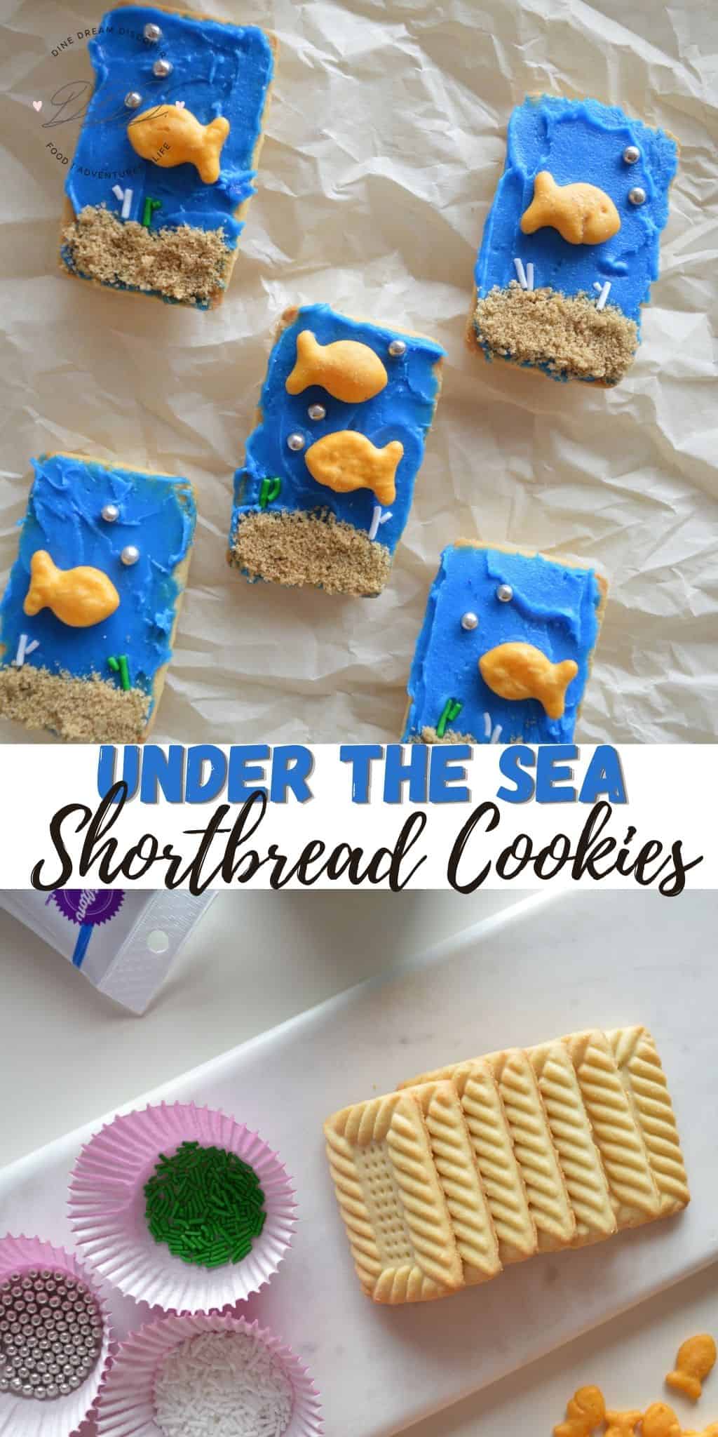 Under the Sea Shortbread Cookies | Dine Dream Discover