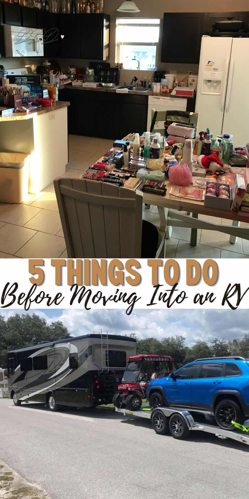 5 things to do before moving into an RV