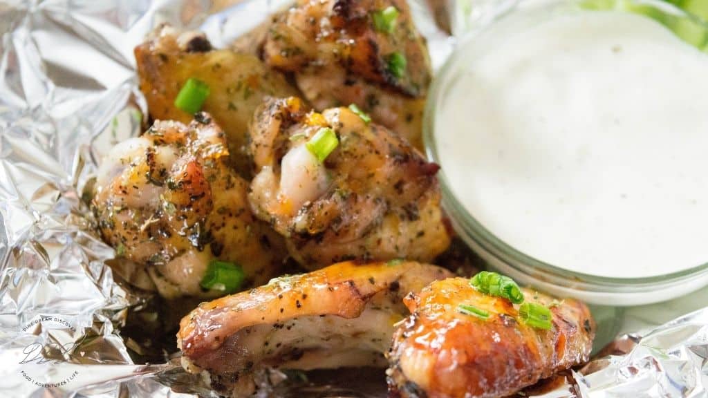 Baked Apricot Chicken Wings Recipe (with Air Fryer option)