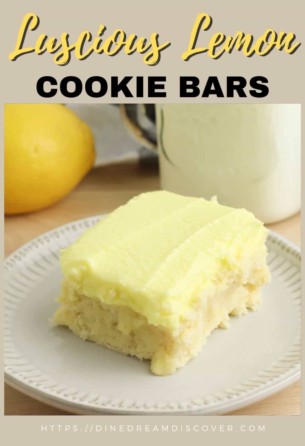 Lemon Cookie Bars