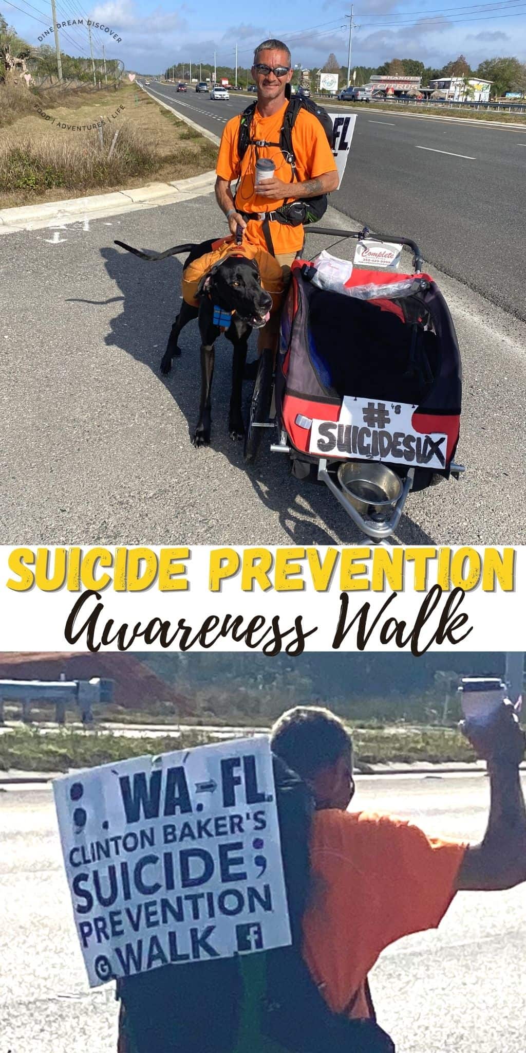 Suicide Prevention Awareness Walk FL to WA to FL