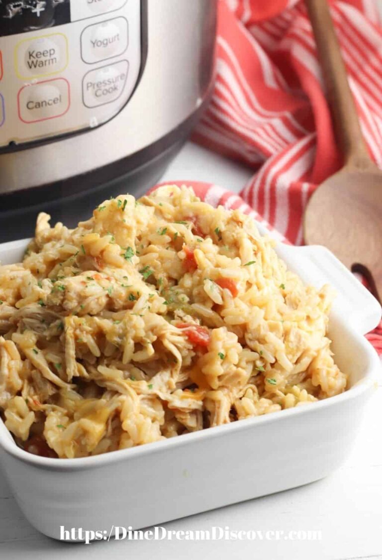 Instant Pot Mexican Chicken and Rice | Dine Dream Discover