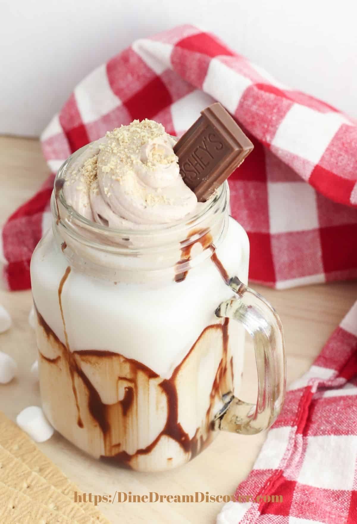 SMores Whipped Chocolate Tik Tok Recipe