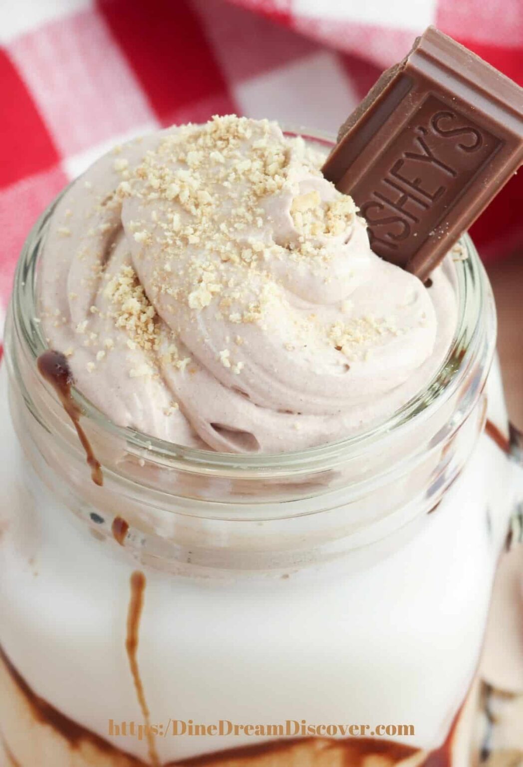 S'Mores Whipped Hot Chocolate Tik Tok Recipe - Dine Dream Discover