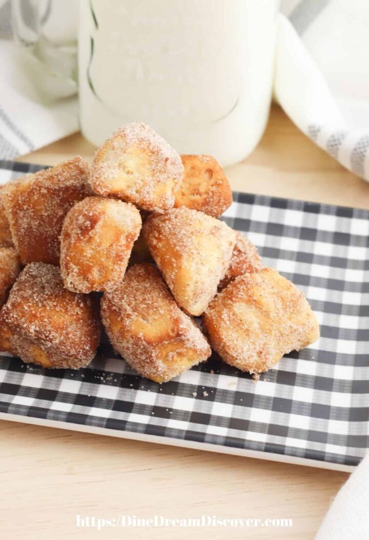 Air Fryer Donut Bites Recipe Dine Dream Discover
