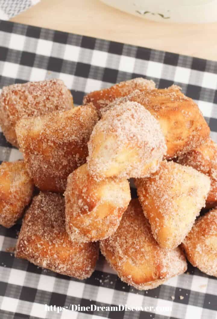 Air Fryer Donut Bites Recipe Dine Dream Discover