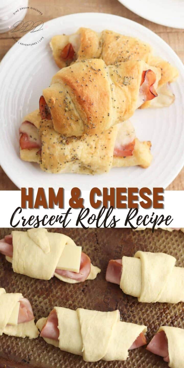 Ham and Swiss Sweet Hawaiian Crescent Rolls Recipe - Dine Dream Discover