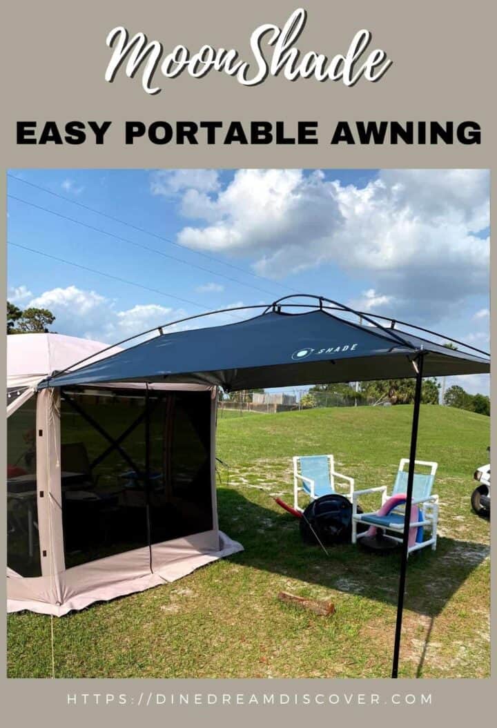 MoonShade Easy Portable Awning | Dine Dream Discover