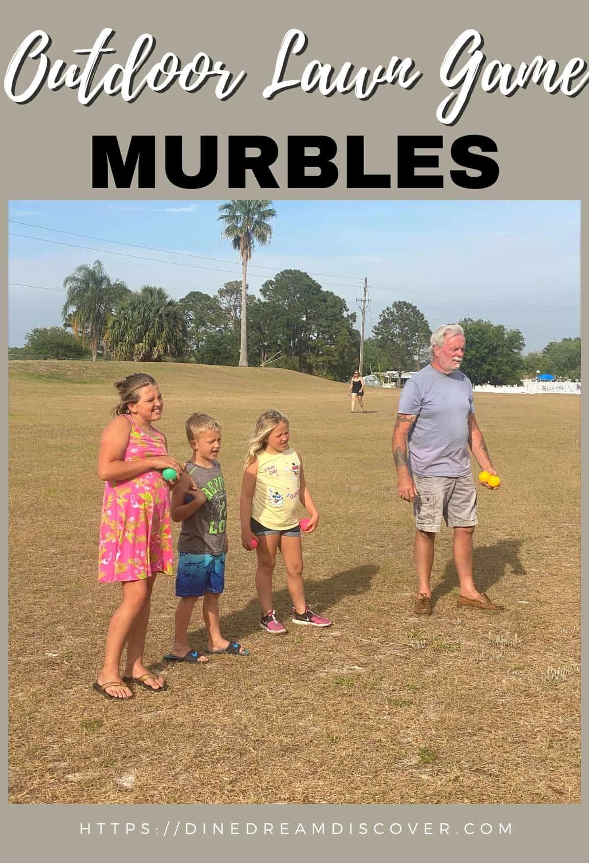 Murbles Outdoor Lawn Game for All Ages 