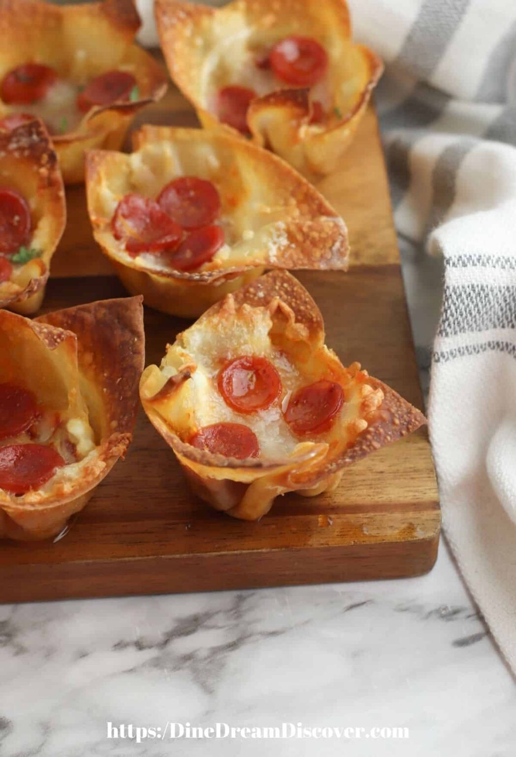 Pepperoni Pizza Cups Dine Dream Discover