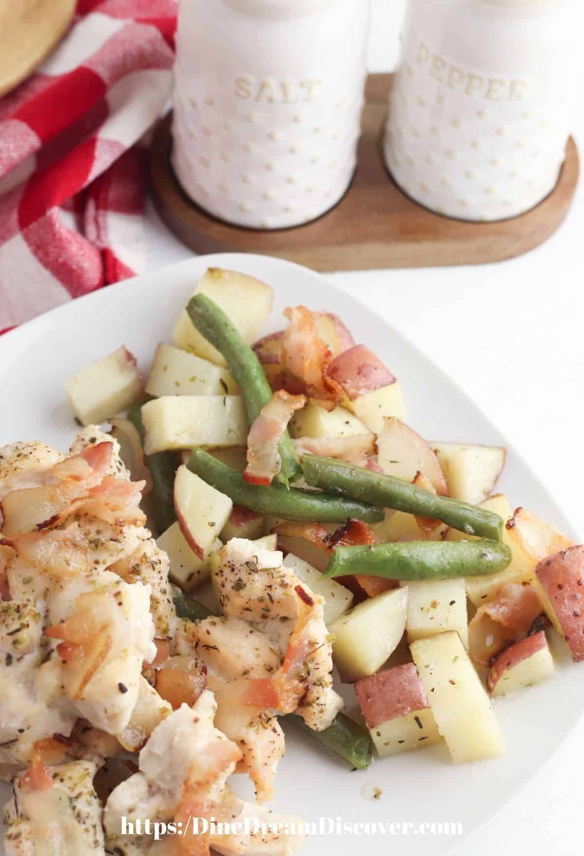 Chicken and Potatoes Sheet Pan Dinner