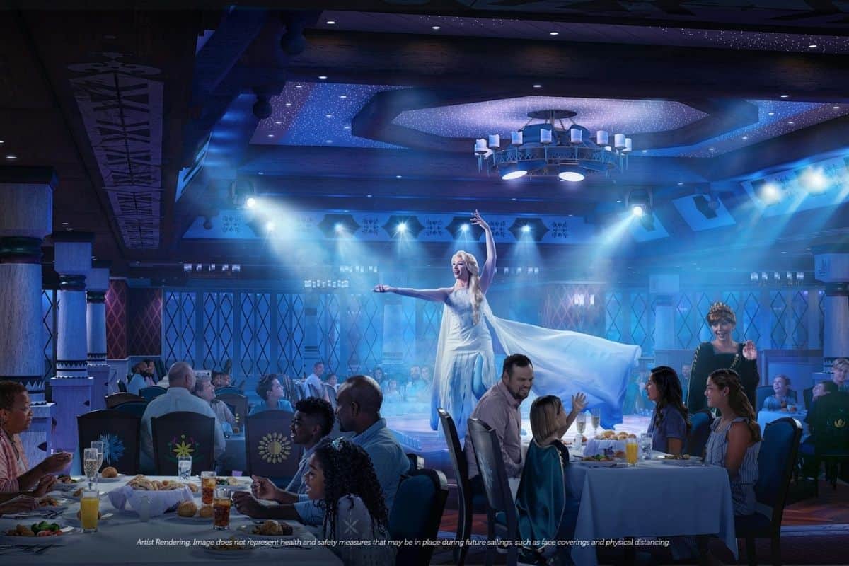 disney wish themed family dining